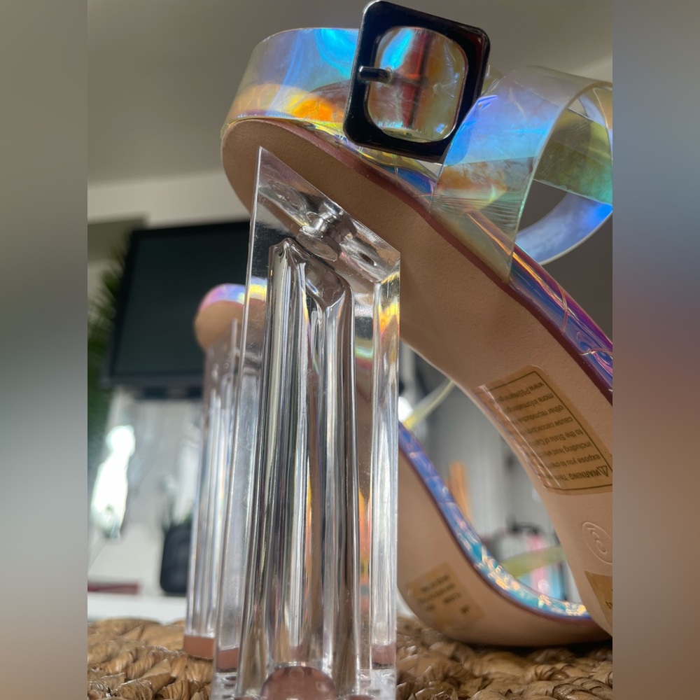 Cape Robbin Iridescent Strap Heels - Picture 11 of 16